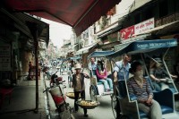 In the streets of Hanoi